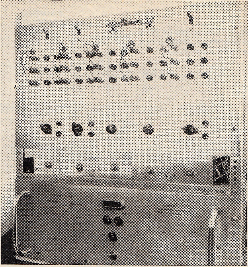 Front of the Clayton Analog Computer