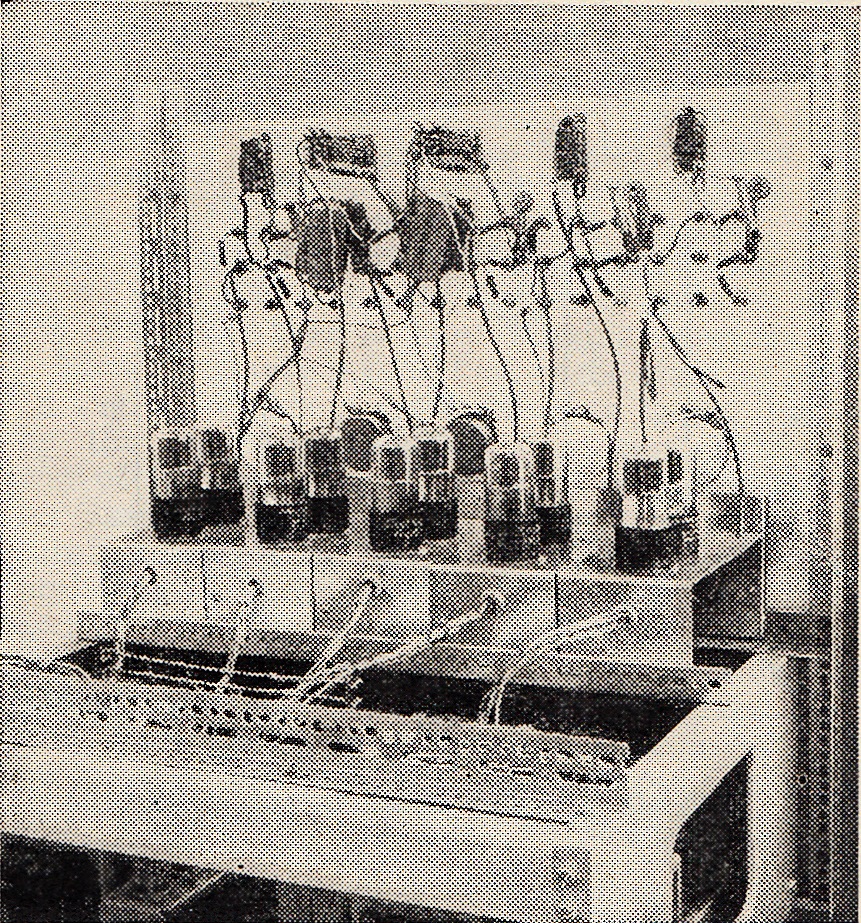 Rear of the Clayton Analog Computer