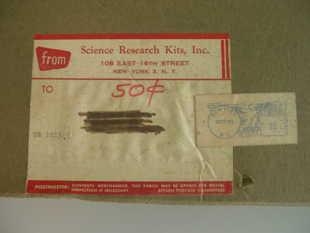  image of Closeup of shipping label. 