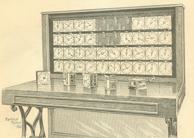 The Tabulator section of system as shown in the author's edition of the <i>Electric Tabulating System</i>