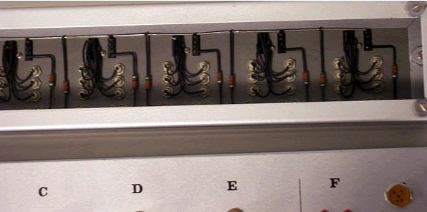 Underside of the relay control unit.