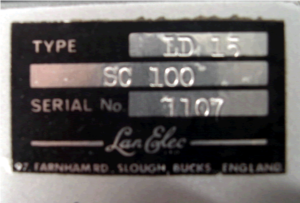 Serial for the LD-15.