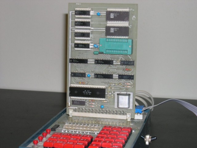  image of Closeup of computer. 