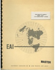 A view of the vintage Electronic Associates Inc. High Sensitivity Module 12.819 (1110 Variplotter© System) Manual an important part of computer history