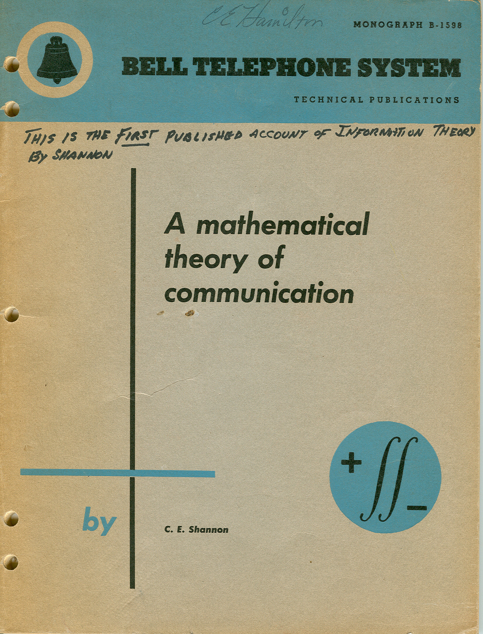 Cover of Monograph B-1598